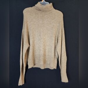 H&M Classic Tan Turtleneck Sweater